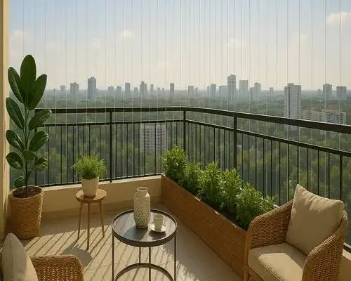 Bird net AC unit installation Pune - view 4